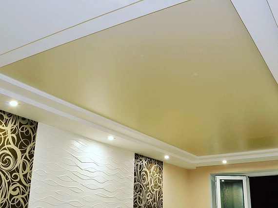 Сатиновый натяжной потолок