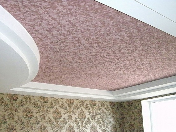 Фактурные натяжные потолки