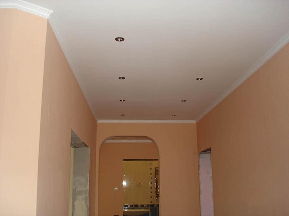 Сатиновый натяжной потолок