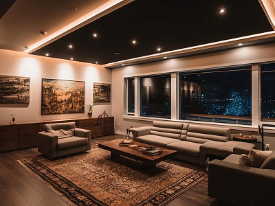 Тканевые натяжные потолки: особенности и преимущества